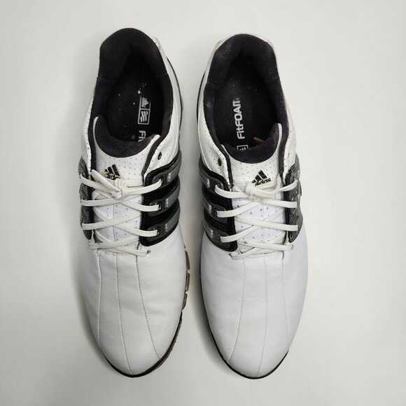 Adidas Tour 360 Golf Shoes White and Black Men\'s Size 9.5 main image 7